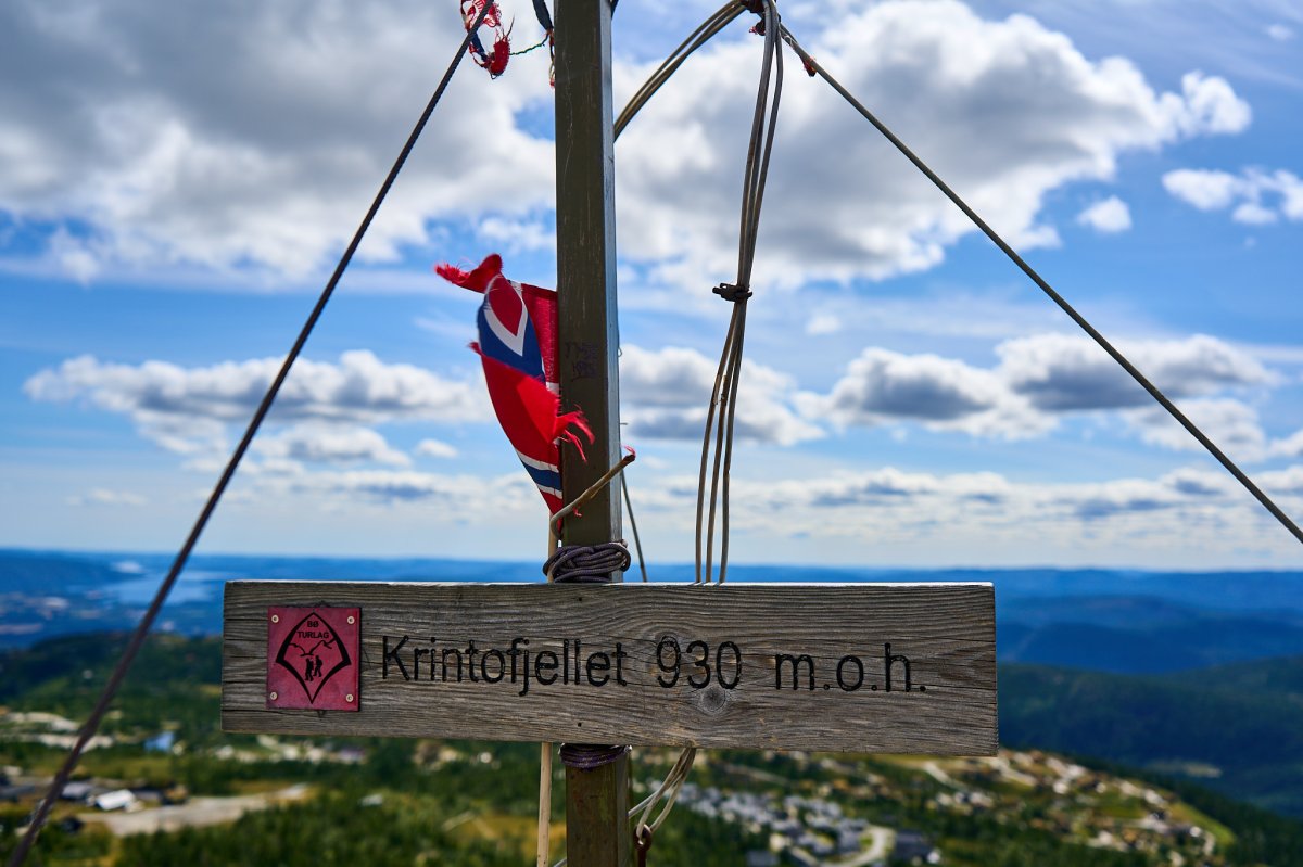 Gipfel Markierung