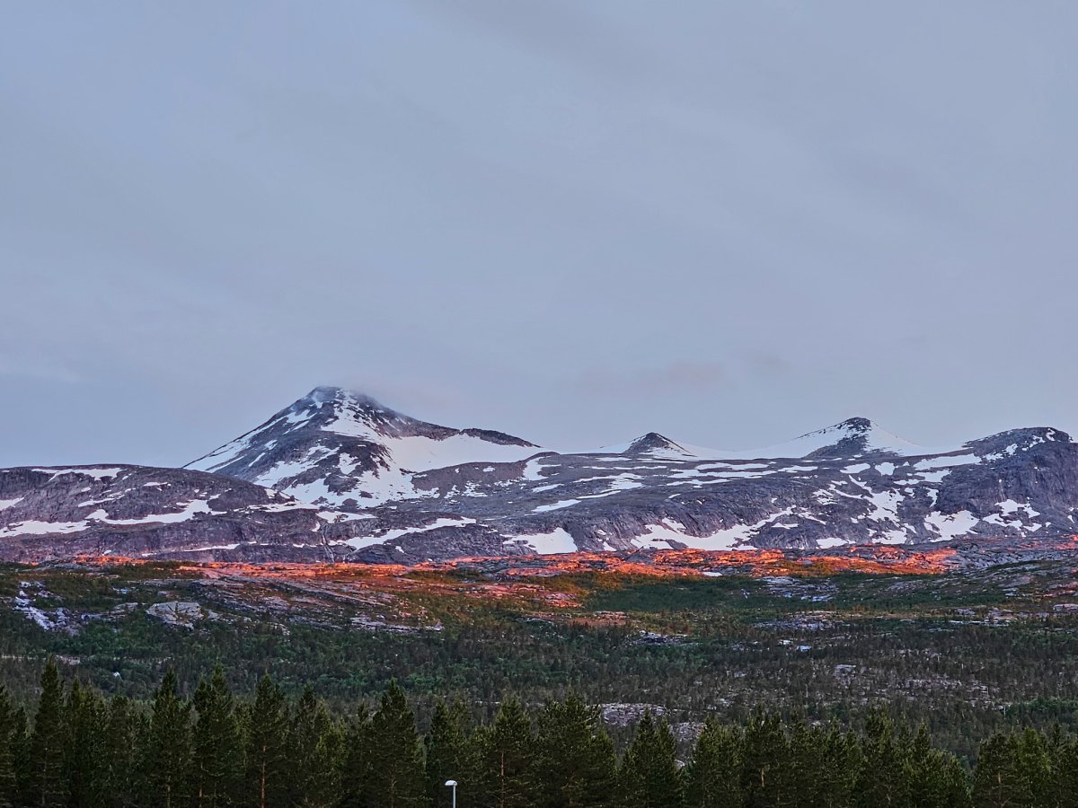 Gipfel im Saltfjellet Nationalpark