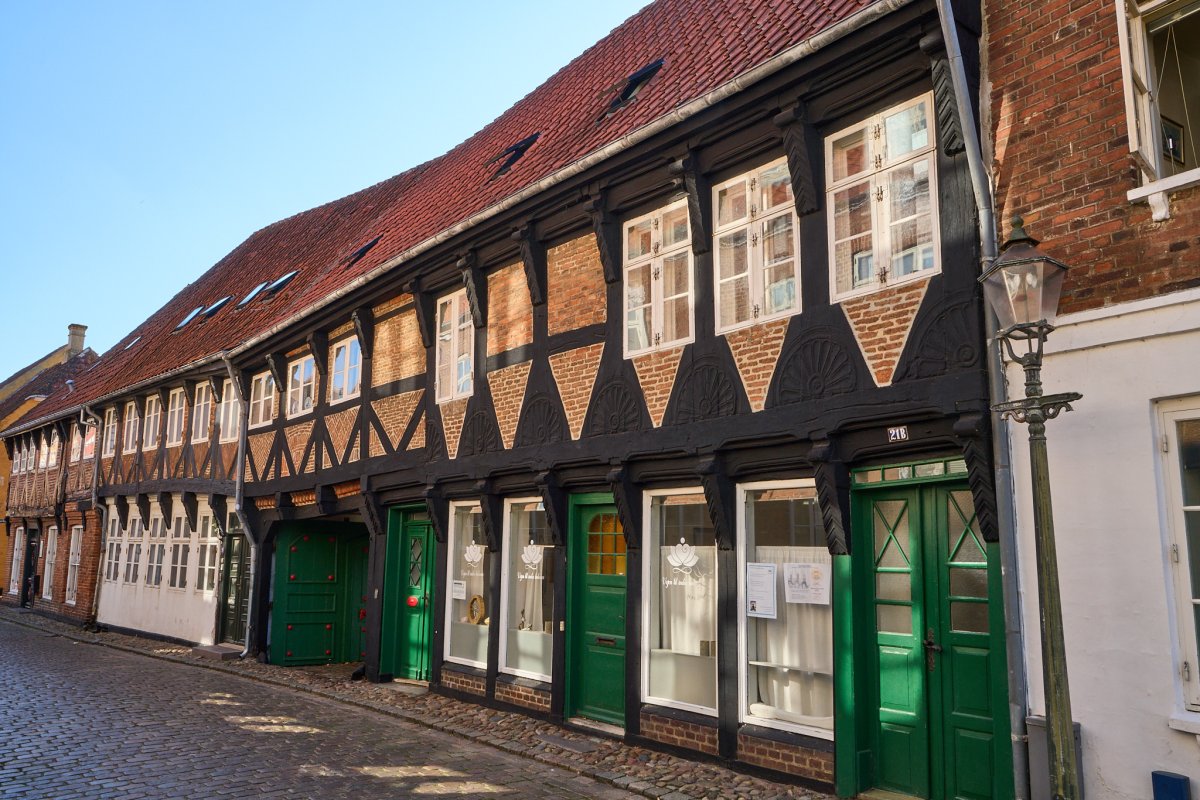 Historische Gasse in Ribe