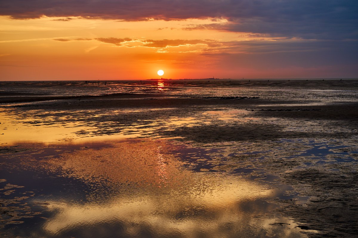 Sonnenuntergang Cuxhafen