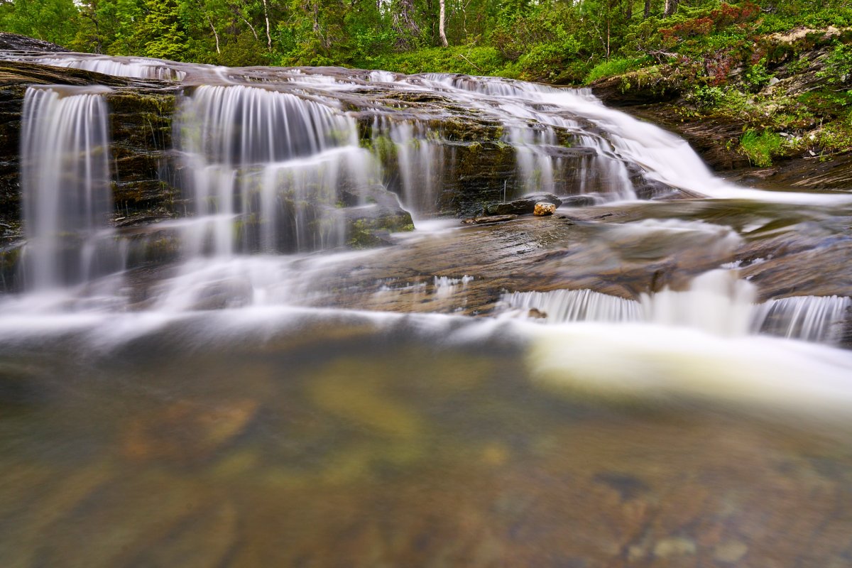Oberhalb des oberen Falls