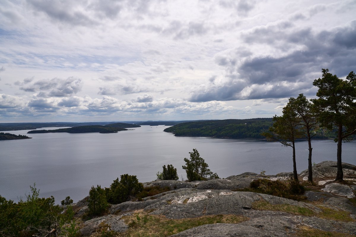 Blick auf den Fiord von den Havstensklippen