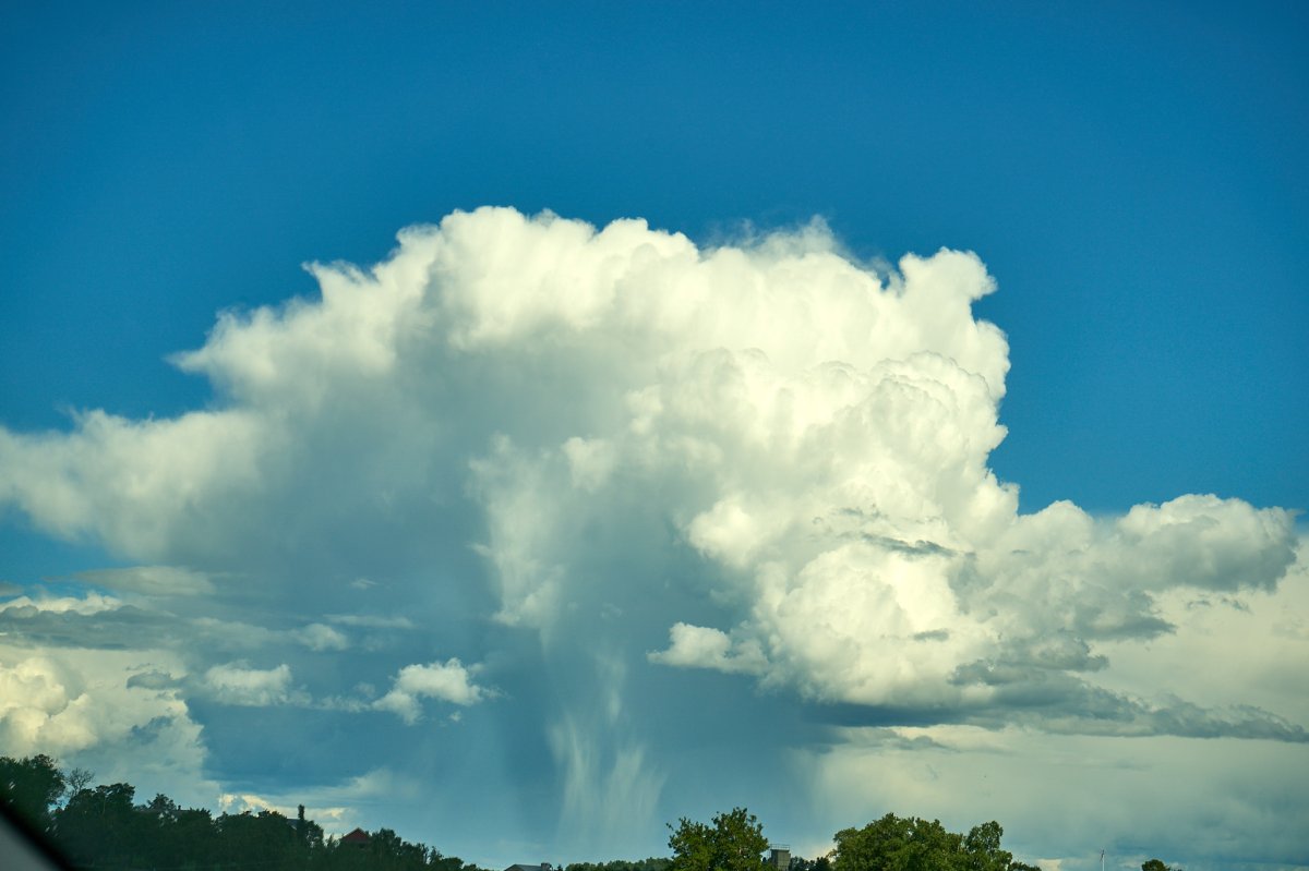 Mächtige Wolken