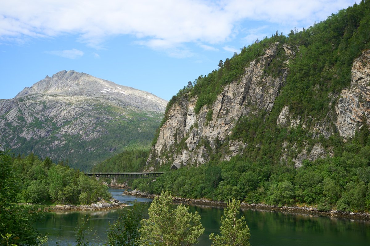 Brücke des Foldafjorden