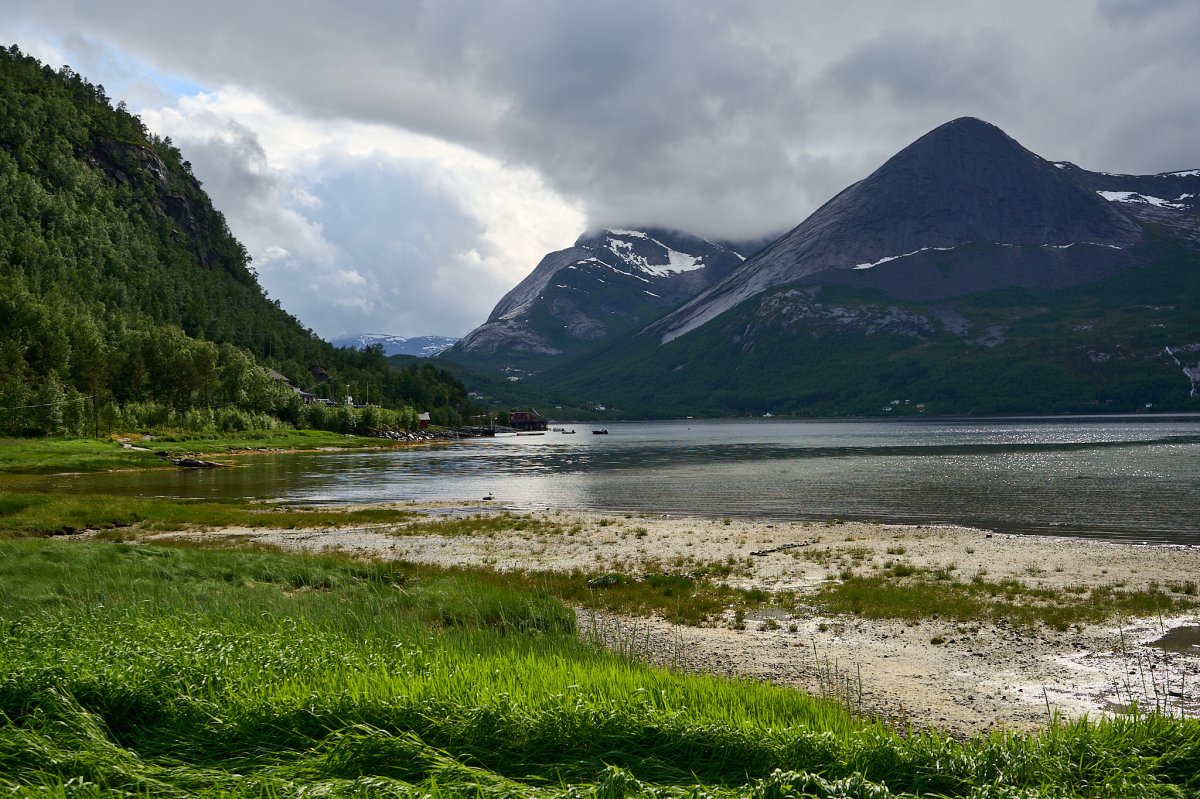 Ausblick vom Mørsvikbotn Camping